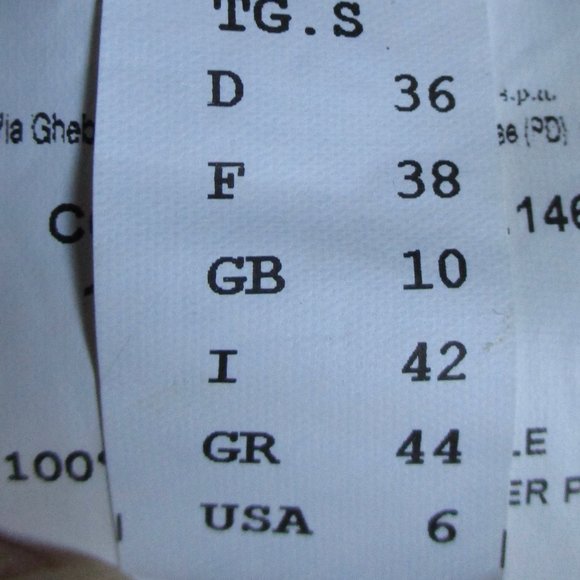 Beatrice B. Tan Leather Floral Pattern Short Sleeve Dress Size 6 US - Picture 9 of 11